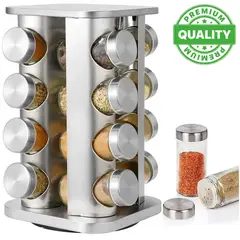 AMERICAN GENERICS - Condimentero Giratorio Para Especias Organizador Cocina X16 PCS