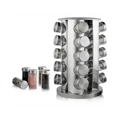 AMERICAN GENERICS - Condimentero Giratorio Para Especias Organizador Cocina X20 PCS