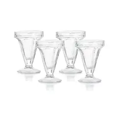 LIBBEY - Set x4 Copas de Vidrio para Postre Alaska 380 ml