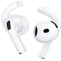 GENERICO - Soporte Antipérdida Para AirPods 4 de Apple Blanco Par