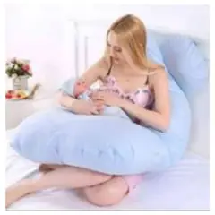 AMERICAN GENERICS - Almohada materna en forma de U Azul claro