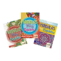 GENERICO - Libros De Mándalas Para Colorear De 96 Paginas X 3 Unidades