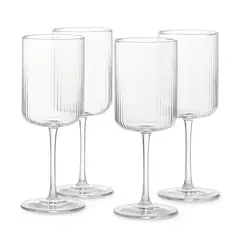 LIBBEY - SET X 4 COPAS VINO PANELLO LINEAR 399ML