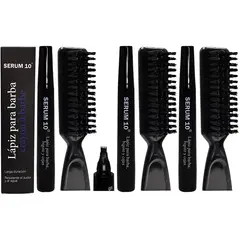 GENERICO - Kit Lapiz De Barba Y Cejas Negro Incluye 3 unidades
