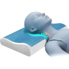 GENERICO - Almohada De Gel Ortopédica Memory Pillow Refrescante