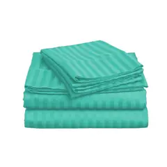 GENERICO - Juego De Sabanas Doble 30cm menta - Planchado Permanente 600h