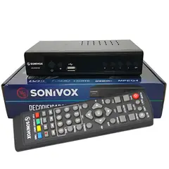 GENERICO - Decodificador TDT Sonivox VSDVB2548 TV Digital Terrestre USB