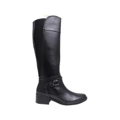 GENERICO - Bota En Cuero Para Mujer Caña Larga
