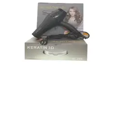 SKY - Secador Cabello 3000w Potente Tres Niveles De Temp Re2003 Color Negro