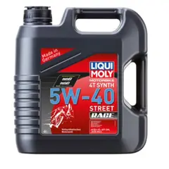 LIQUI MOLY - Aceite Moto 4T 5W-40 Sintético Race 4L