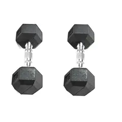 SPORTFITNESS - Mancuernas Encauchetadas De 5 Kg Ideal Para Entrenamiento