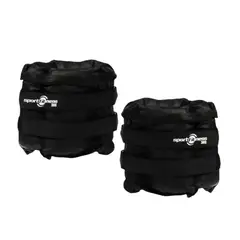 SPORTFITNESS - Par De Tobilleras Con Peso 3 Kg Entrena Piernas Y Glúteos