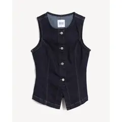 SEVEN SEVEN - Chaleco Para Mujer Plano Color Azul Marca #28250150