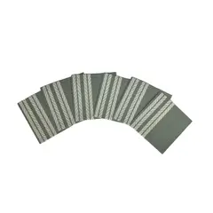 DISTRIONLINE - Individual carpeta PVC SET x6 color verde celeste