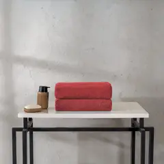 VIANNEY - Toalla Mawi Rojo Súper Absorbente