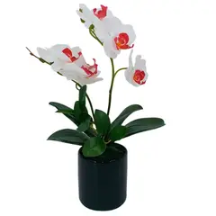MARRES - Orquídea Artificial 36 cm 17-0004 -Blanco