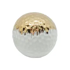 MARRES - Esfera Decorativa 10 cm 11-0000 -BlancoDorado