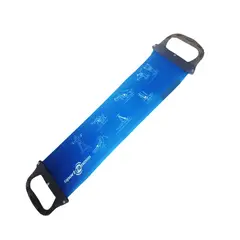 SPORTFITNESS - Banda Elástica Mango Azul Para Yoga Y Fitness