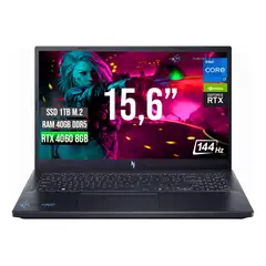 ACER - Portátil Gamer Nitro i7 40GB RAM RTX 4060 SSD 1TB
