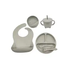 GENERAL - Vajilla Silicona para bebes Verde