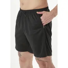 BELIFE - Pantaloneta deportiva negra para hombre