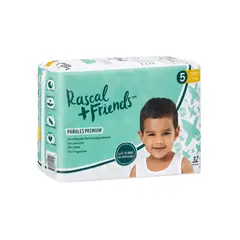MINISTRY OF RASCALS - Pañales Premium Rascal Etapa 5 X 32 Unidades 13 - 18 Kg.