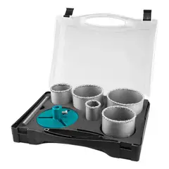 TOTAL - Sierra Copa Ceramica Industrial Juego X 7 Piezas