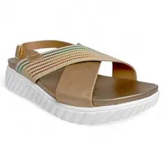 PRICE SHOES - Sandalia Confort Mujer 622B6J7303OROROSA
