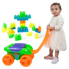 ENERGY PLUS - Vagón Didáctico Infantil con 30 Bloques de Construcción