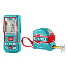 TOTAL - Kit Medidor De Distancias Laser 60mts + Metro 5mts