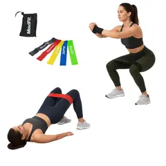 MOVIFIT - Kit Bandas de Resistencia Cerradas en Látex 5 Intensidades