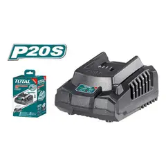 TOTAL - Cargador De Bateria 20v Industrial Inteligente