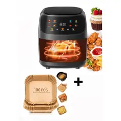HOME - Freidora Aire Digital 10L Pantalla Tactil 1800W