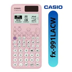 CASIO - Calculadora científica FX-991 LACW - Rosa