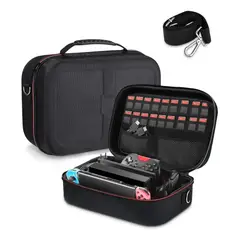 GENERICO - Estuche Para Nintendo Switch Oled Original Y Accesorios