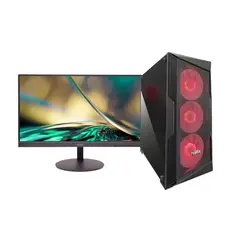 POWER GROUP - Computador Gamer 9060Xt Ryzen 5 5600GT 16Gb 512Gb - Monitor Acer 21.5
