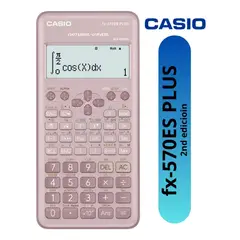 CASIO - Calculadora científica FX-570ES PLUS 2nd - Rosa
