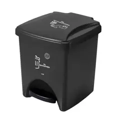 ESTRA - Papelera Pedal 20L No Aprovechable 4-1048896 -Negro