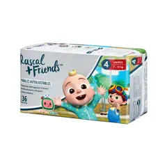 MINISTRY OF RASCALS - Pañales Rascal Cocomelon Panty T-4 Bebé de 7 a 12 kg