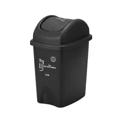 ESTRA - Papelera Vaivén 10L No Aprovechables 4-1048884 -Negro