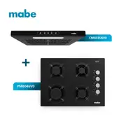 MABE - Combo Campana Extractora +Estufa empotrable a Gas 60cm