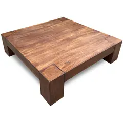 22 GRADOS DECORACION - Mesa de Centro Passion en Roble Natural 140x140cm