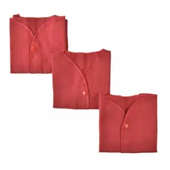 MUNDO BEBE - Camisetas X3 Bayetilla Bebé Camisa Roja