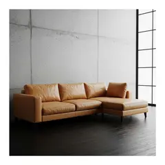 22 GRADOS DECORACION - Sofa Armyn en L Cuero 280x160cm
