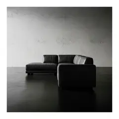 22 GRADOS DECORACION - Sofá Break en L cuero 270x190cm