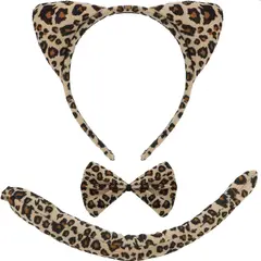 GENERICO - Diademas Cosplay Para Niño O Niña De leopardo Anima