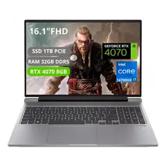 HP - Portatil Omen 16 Core I7 14700HX Ram 32GB SSD 1TB RTX 4070 8GB 16.1" FHD