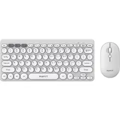 HAVIT - Combo Inalámbrico Kb279gcm Blanco