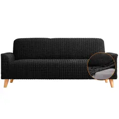 ENERGY PLUS - Protector Sofá 3 Puestos Tela Elástica Lavable Antimanchas