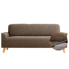 ENERGY PLUS - Protector Sofá 3 Puestos Tela Elástica Lavable Antimanchas